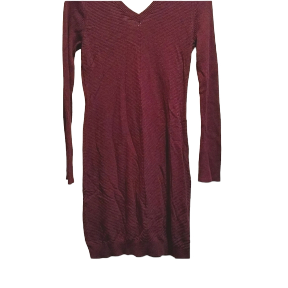Victoria's Secret womens size medium long sleeve purple/red dress